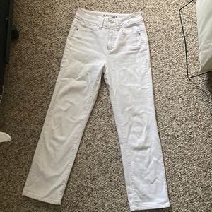 White jeans